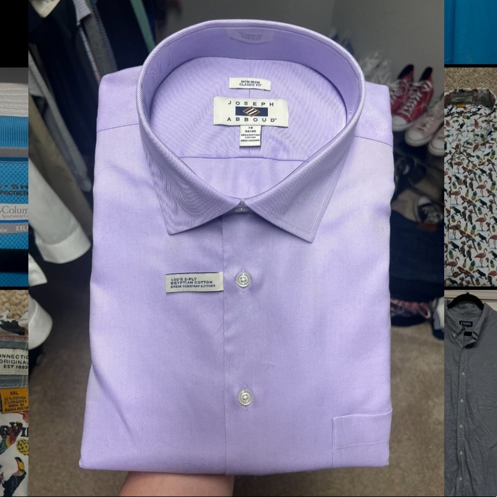 Joseph Abboud - NEW Dress Shirt (Size 18, 34/35)